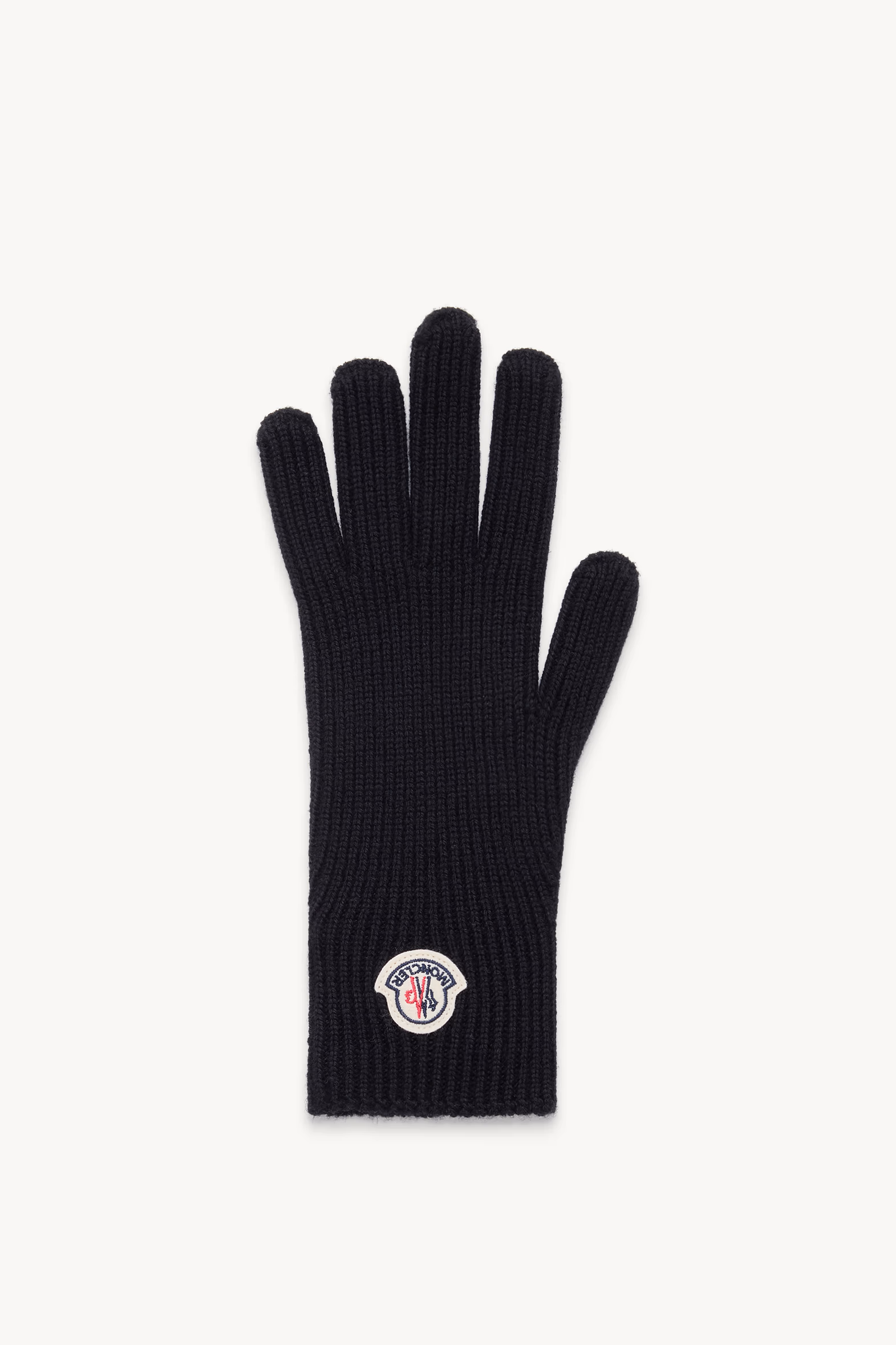 Wool Gloves Gender Neutral Black Moncler 0